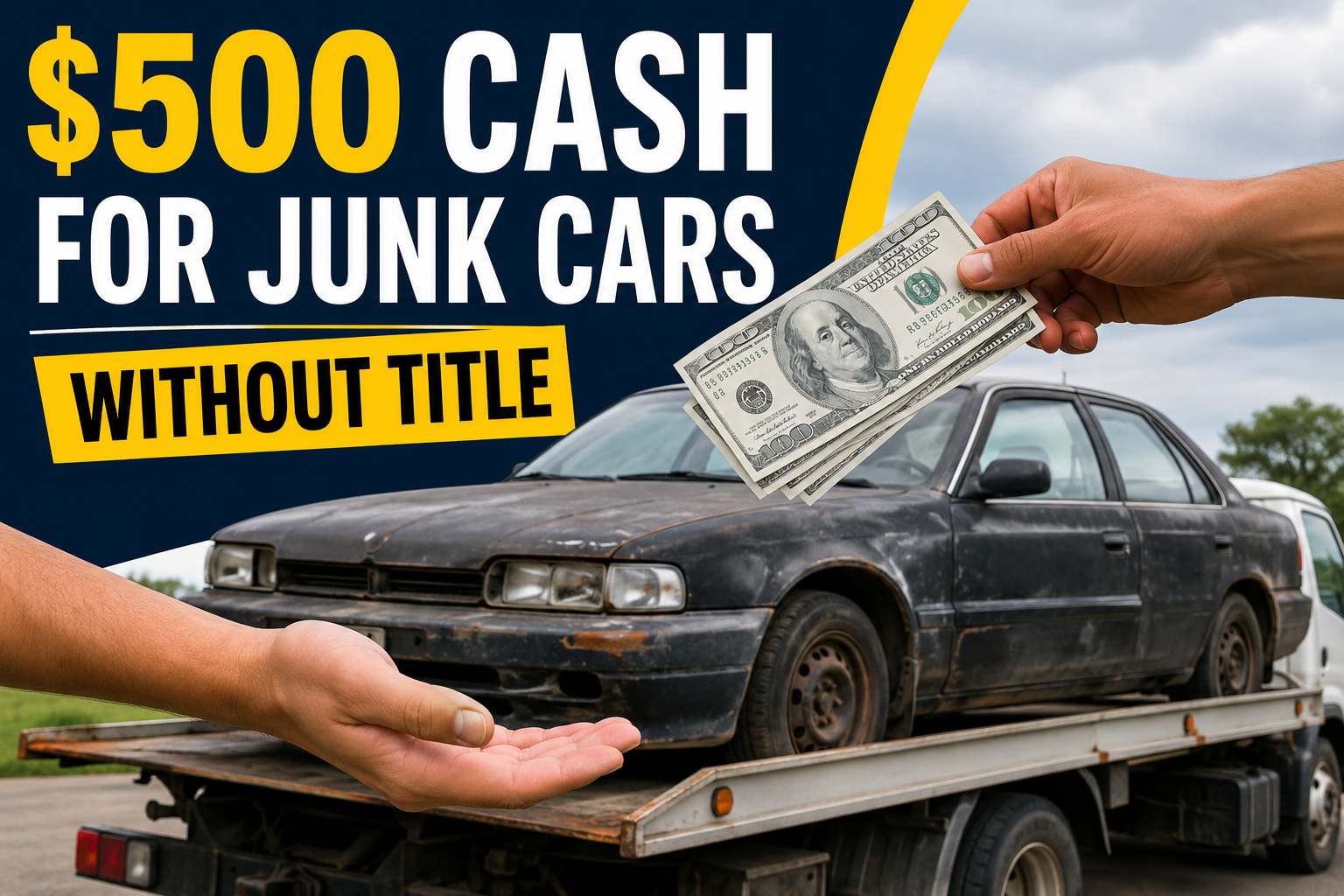 $500 Cash for Junk Cars Without Title